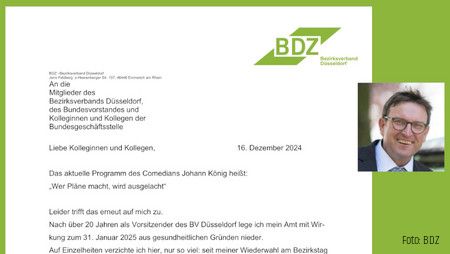 Jens Feldberg tritt als Vorsitzender des BV Düsseldorf zurück